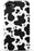 Black Cow Print iPhone Case