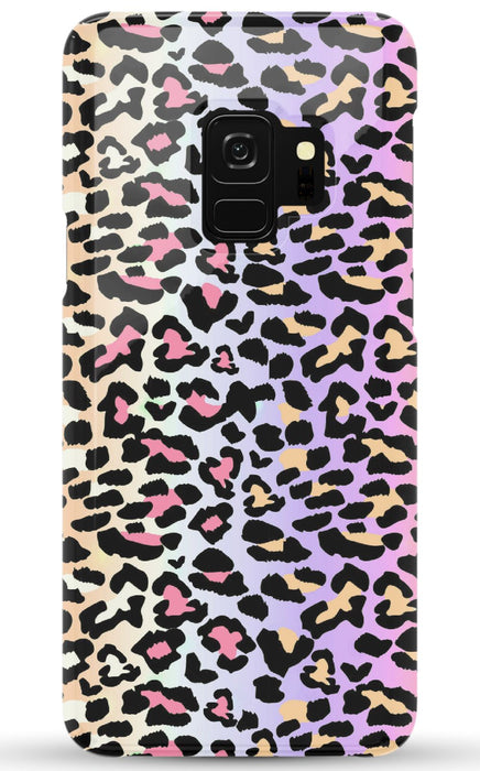 Rainbow Ombre Leopard Samsung Phone Case