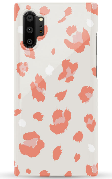 Nude Coral Leopard Samsung Phone Case