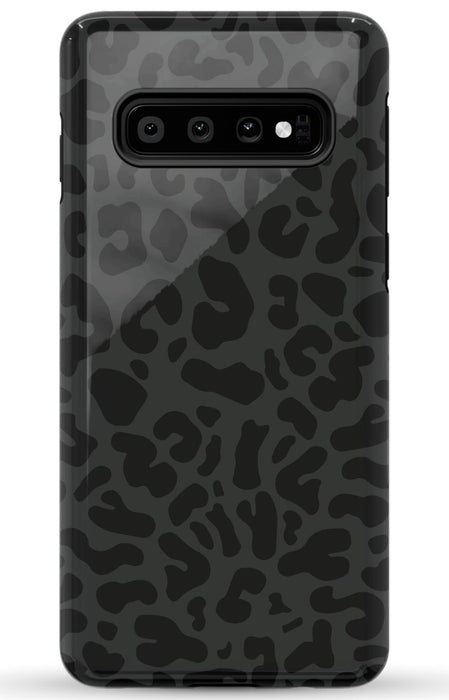 Black Leopard Print Samsung Phone Case