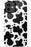 Black Cow Print iPhone Case
