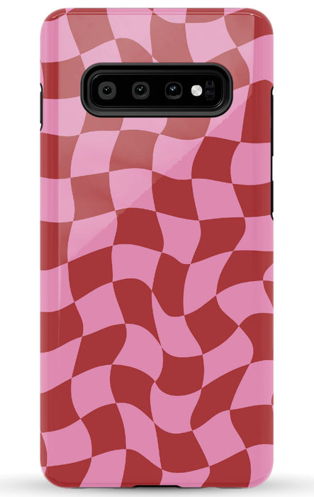Trippy Checkers Samsung Phone Case