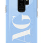 BABY BLUE Monogram Phone Case