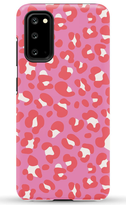 Pink and Red Leopard Samsung Phone Case
