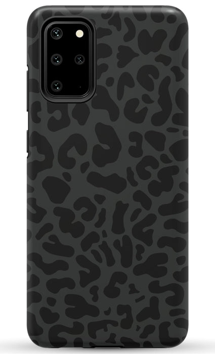 Black Leopard Print Samsung Phone Case
