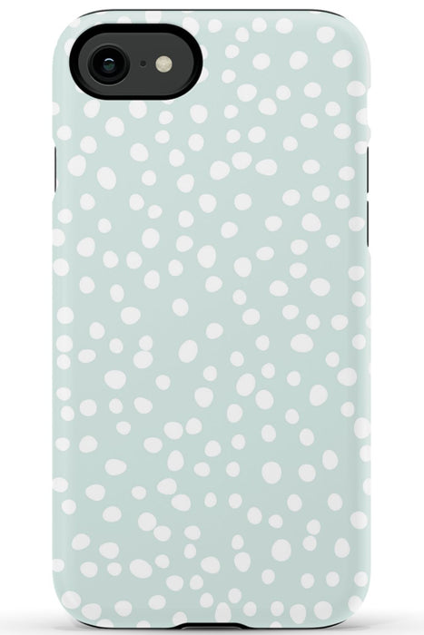 Mint Dots iPhone Case