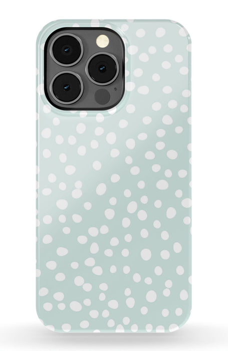 Mint Dots iPhone Case