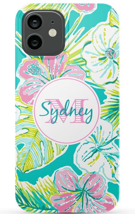 Preppy Monogram iPhone Case
