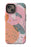Peach Abstract iPhone Case