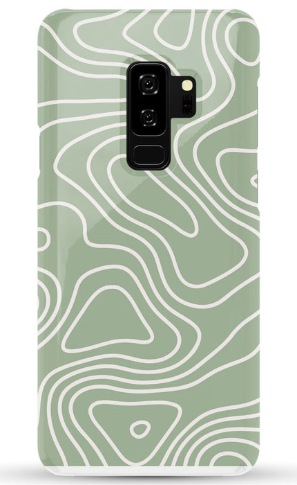 Wavy Sage Samsung Phone Case