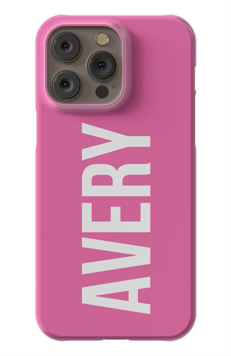 Large Name iPhone Case