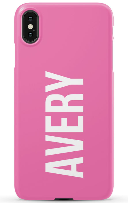 Large Name iPhone Case