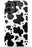 Black Cow Print iPhone Case