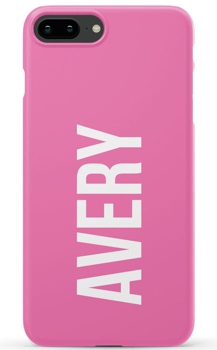 Large Name iPhone Case