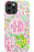 Pink Preppy Pineapple iPhone Case