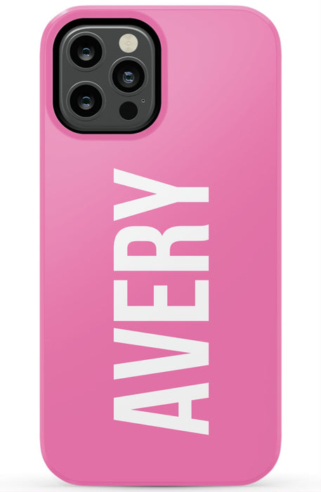 Large Name iPhone Case