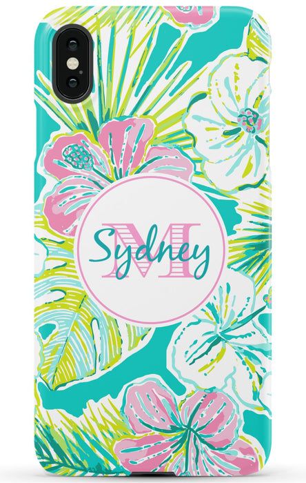 Preppy Monogram iPhone Case