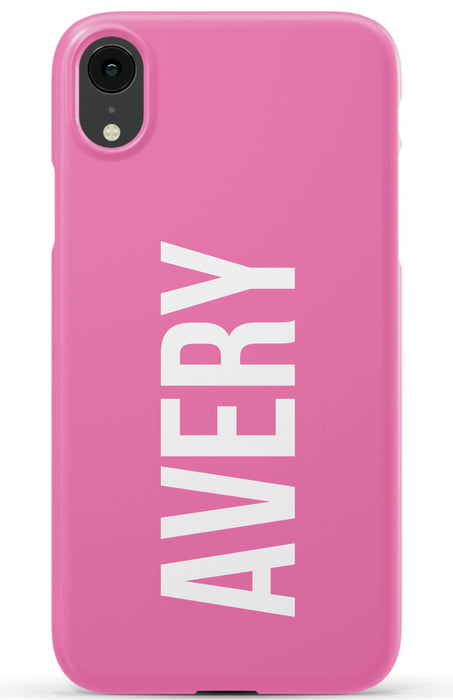 Large Name iPhone Case