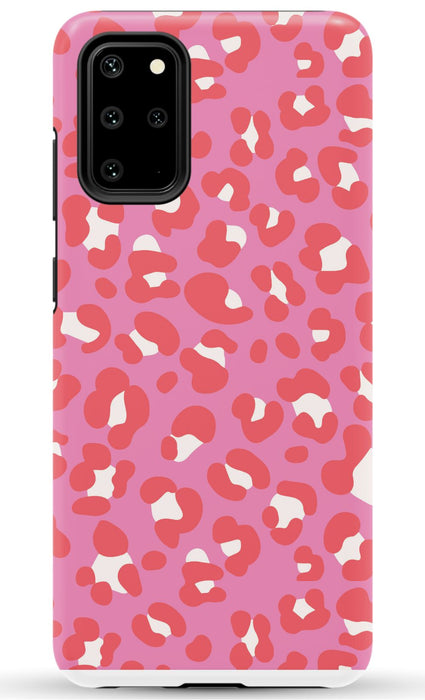 Pink and Red Leopard Samsung Phone Case