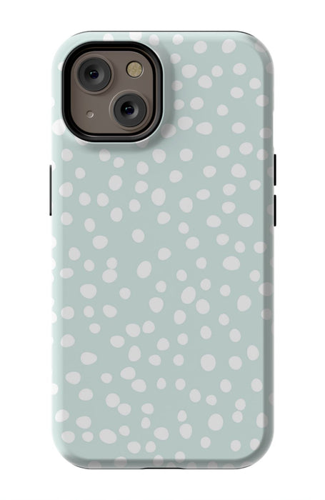 Mint Dots iPhone Case