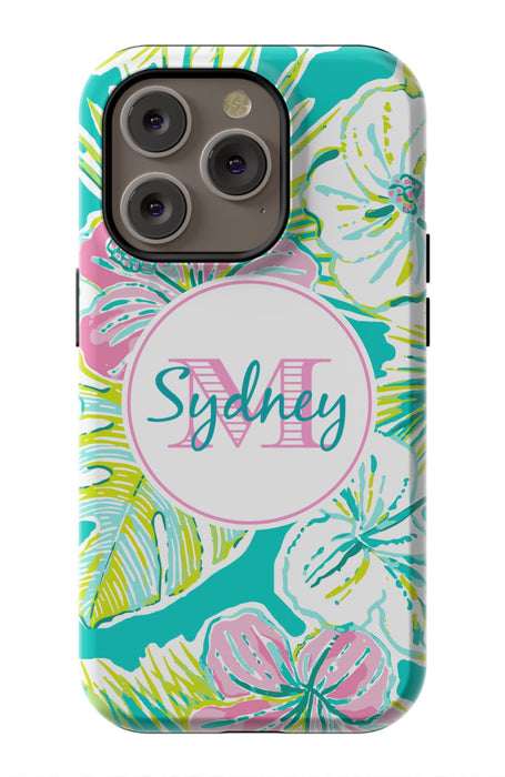 Preppy Monogram iPhone Case
