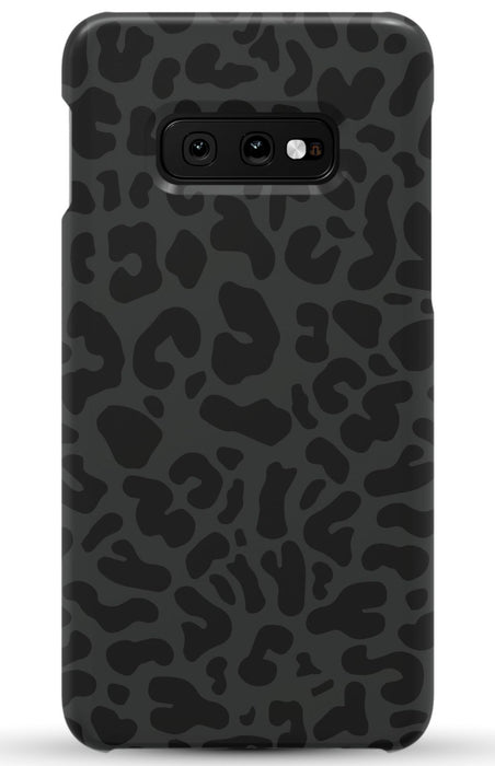Black Leopard Print Samsung Phone Case