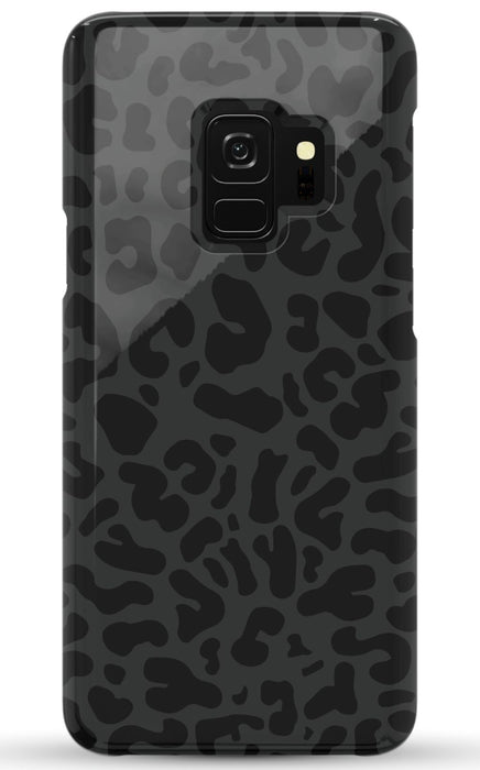 Black Leopard Print Samsung Phone Case