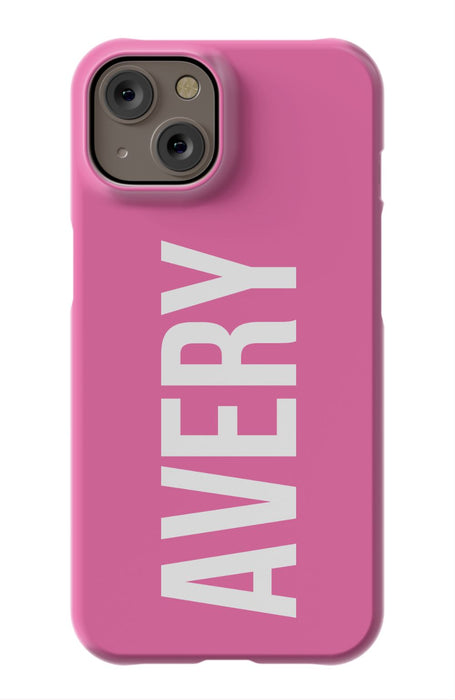 Large Name iPhone Case