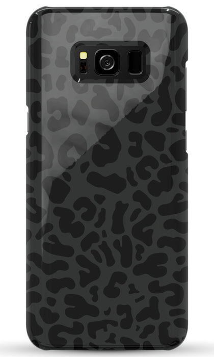 Black Leopard Print Samsung Phone Case