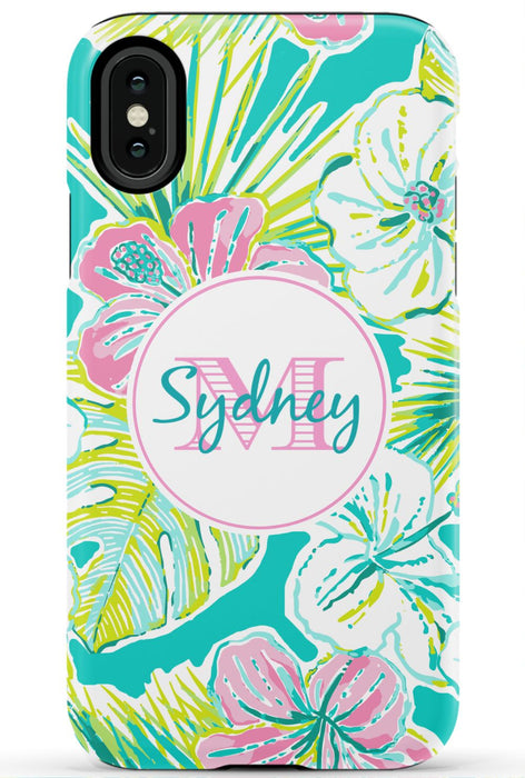 Preppy Monogram iPhone Case