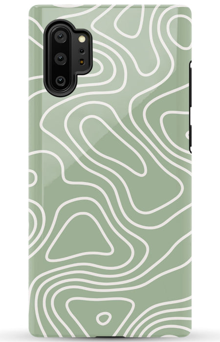 Wavy Sage Samsung Phone Case