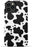Black Cow Print iPhone Case