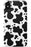 Black Cow Print iPhone Case