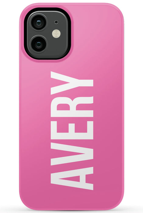 Large Name iPhone Case