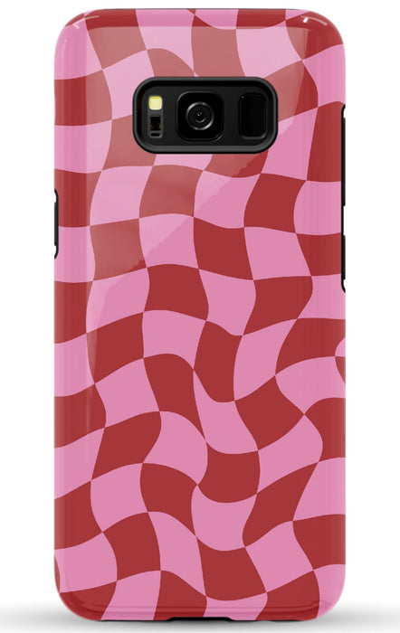 Trippy Checkers Samsung Phone Case
