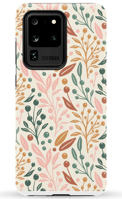 Boho Fall Floral Samsung Phone Case