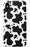 Black Cow Print iPhone Case