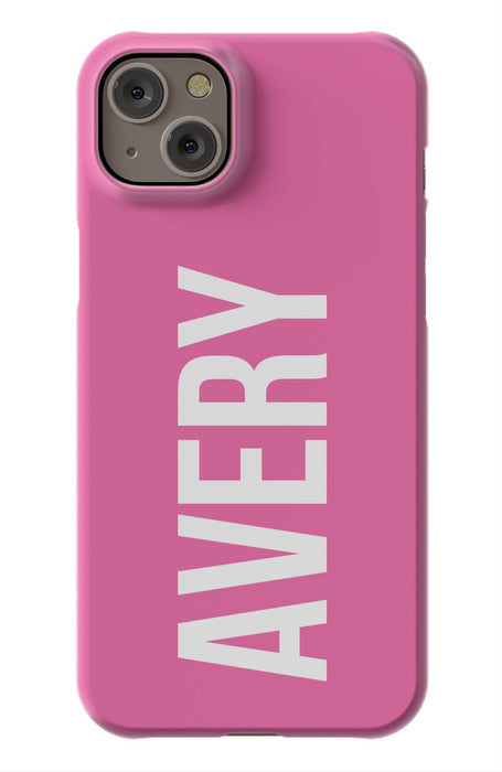 Large Name iPhone Case