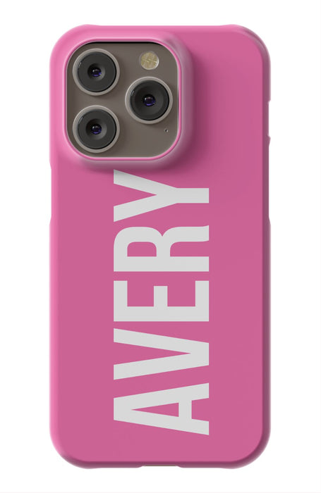Large Name iPhone Case