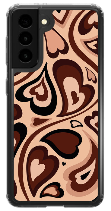 Chocolate Melting Hearts Phone Case