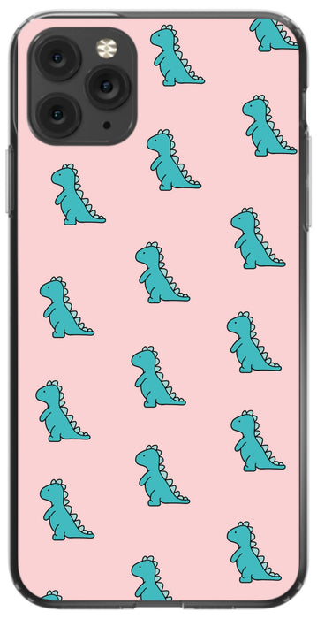 Pink Dino Phone Case