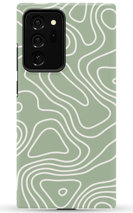 Wavy Sage Samsung Phone Case