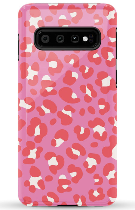 Pink and Red Leopard Samsung Phone Case
