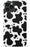Black Cow Print iPhone Case