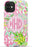 Pink Preppy Pineapple iPhone Case