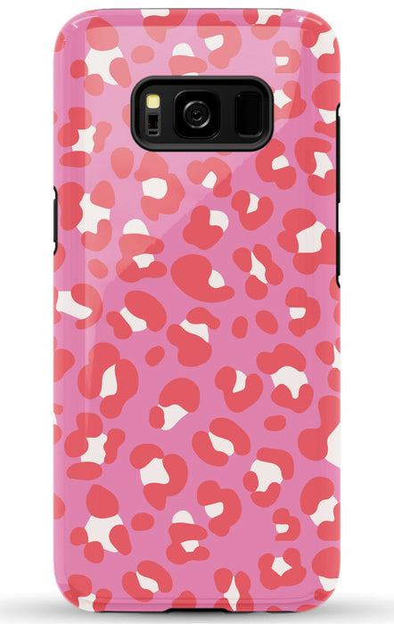 Pink and Red Leopard Samsung Phone Case