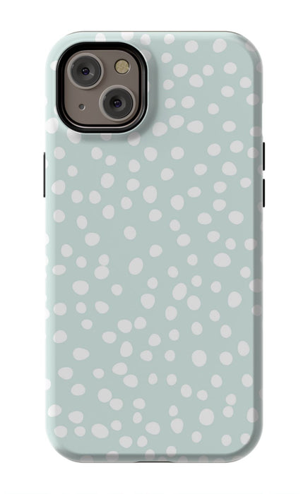 Mint Dots iPhone Case