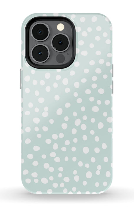 Mint Dots iPhone Case