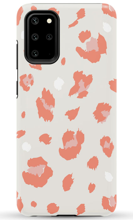 Nude Coral Leopard Samsung Phone Case