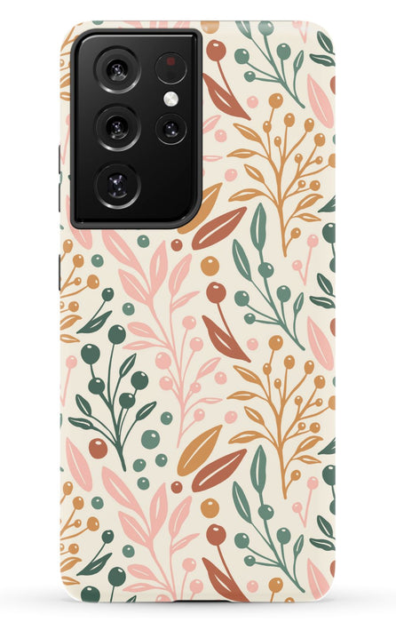 Boho Fall Floral Samsung Phone Case